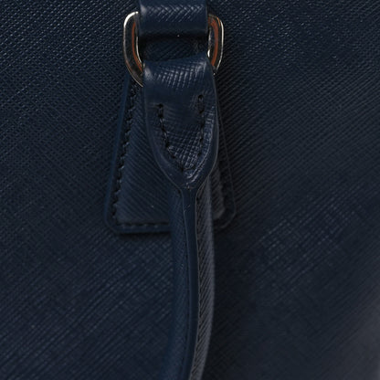 Prada Saffiano Vernice Mini Galleria Double Zip Tote Baltico 13 of 14