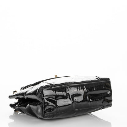 Chanel Patent Flap Shoulder Bag Black 4 of 7