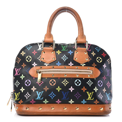 Louis Vuitton Monogram Multicolor Alma Black 1 of 15