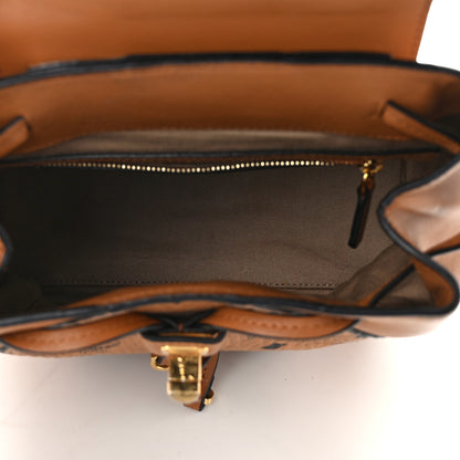 MCM Visetos Small Essential Backpack Cognac 5 of 13