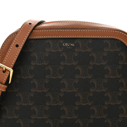 Celine Triomphe Canvas Small Camera Bag Tan 8 of 15