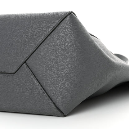 Celine Soft Grained Calfskin Small Belt Cabas Phantom Medium Grey 10 of 13