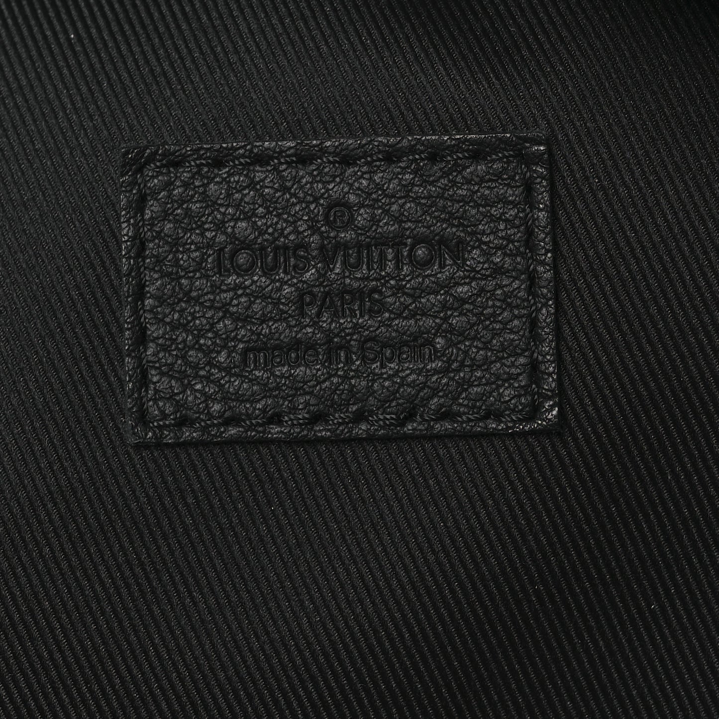 Calfskin Monogram Shadow Discovery Backpack  Black