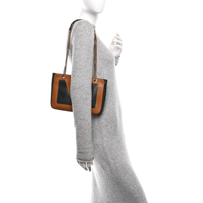 Valentino Garavani Nappa Small Viva Superstar Shopping Tote Black Brown 2 of 9