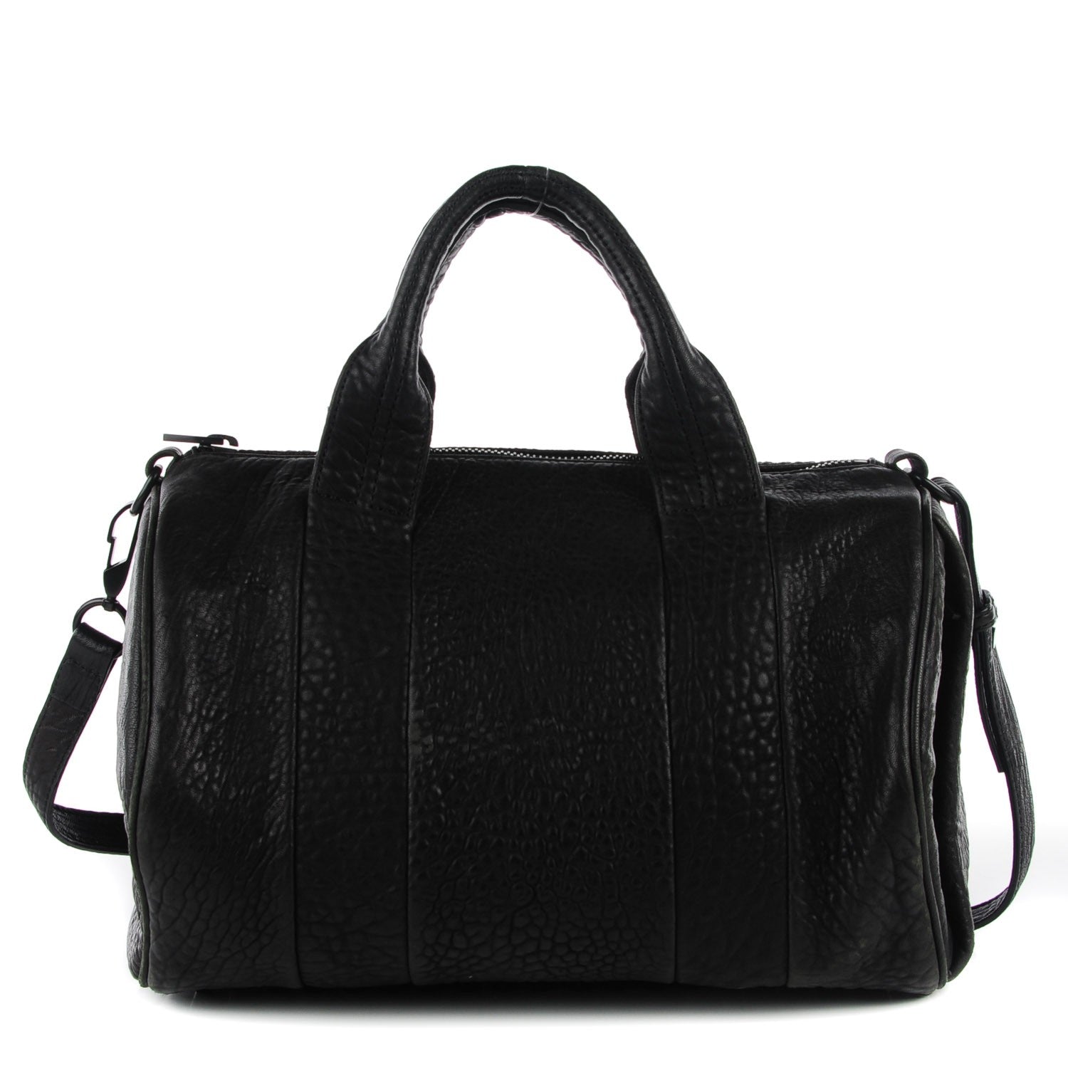 Alexander Wang Pebbled Lambskin Rocco Black Matte Black Hardware 1 of 8