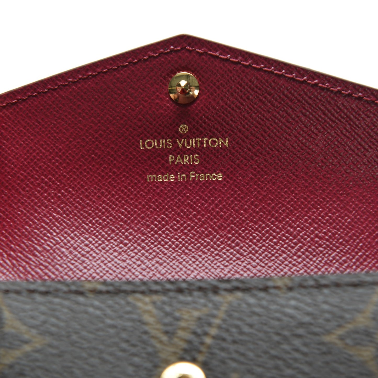 Monogram Sarah Multicartes Fuchsia