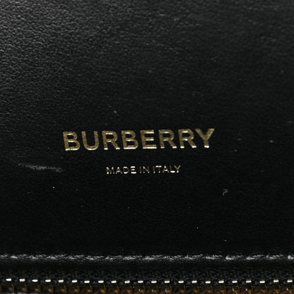 Burberry Wool Tartan Two Handle Title Bag Dark Green 6 of 10