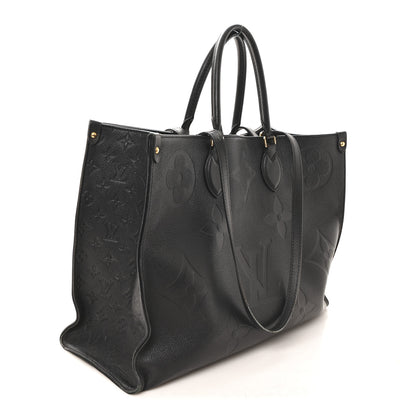 Louis Vuitton Empreinte Monogram Giant Onthego GM Black 3 of 11