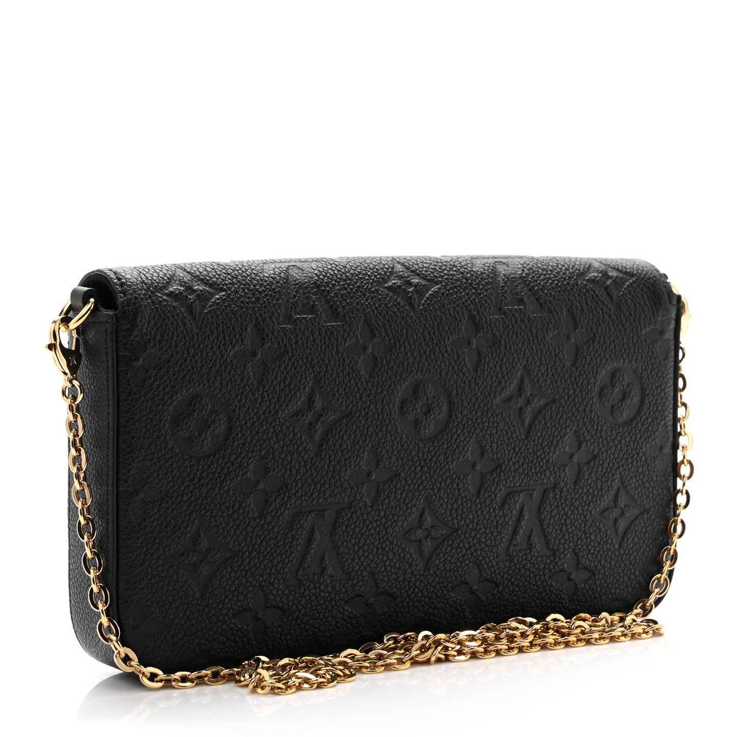 Empreinte Pochette Felicie Chain Wallet Black