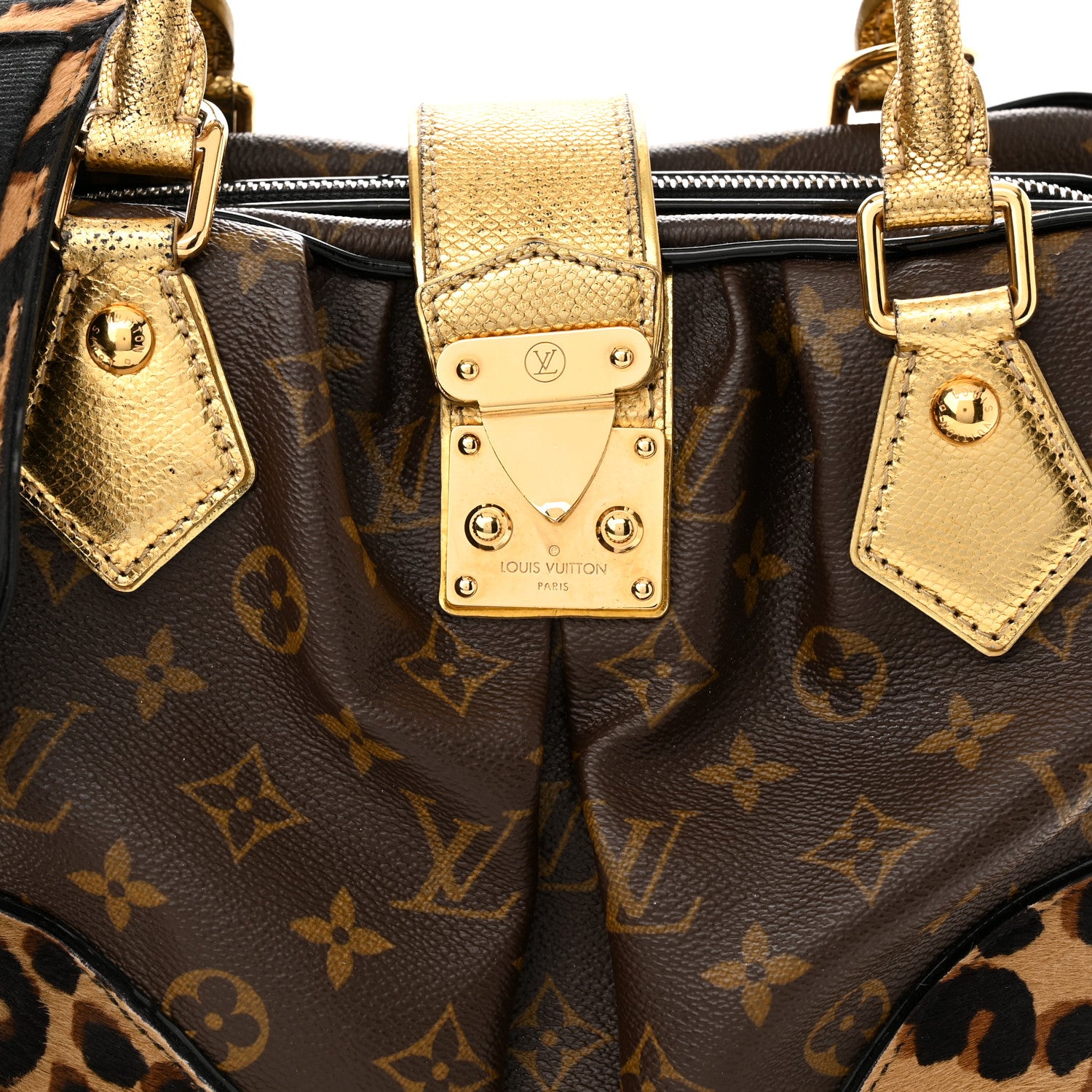 Louis Vuitton Monogram Leopard Adele 7 of 13