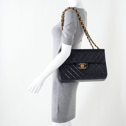Chanel Lambskin XL Jumbo Flap Black 2 of 11