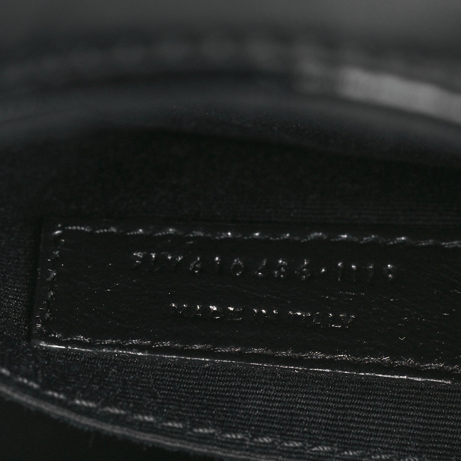 Saint Laurent Calfskin Matelasse Chevron Round Vinyle Camera Bag Black 7 of 9