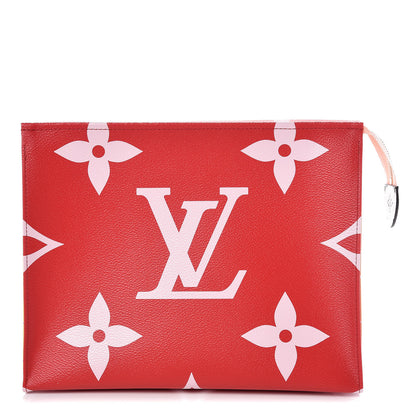 Louis Vuitton Monogram Giant Toiletry Pouch 26 Rouge 1 of 10