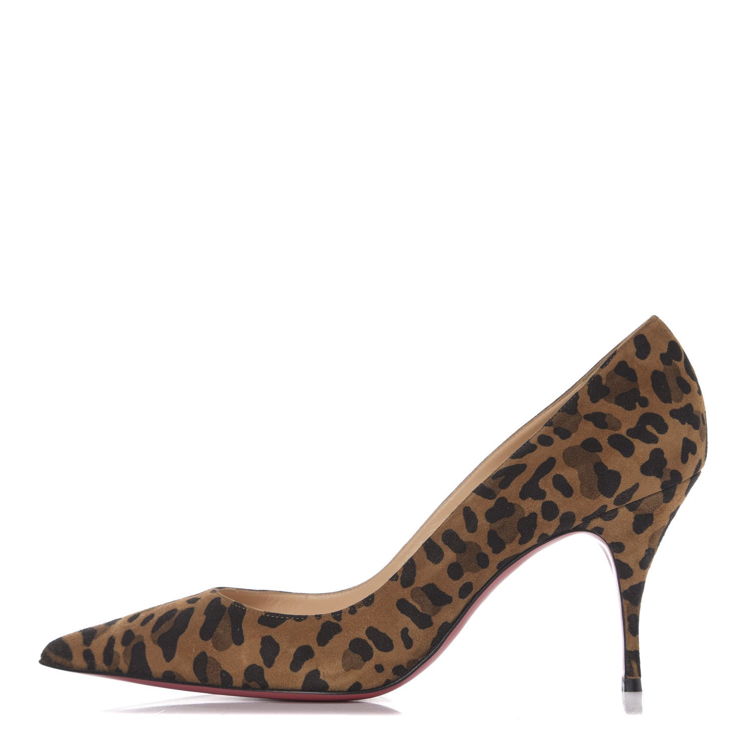 Christian Louboutin Veau Velours Clare 80 Pumps 38.5 Caramel 1 of 7