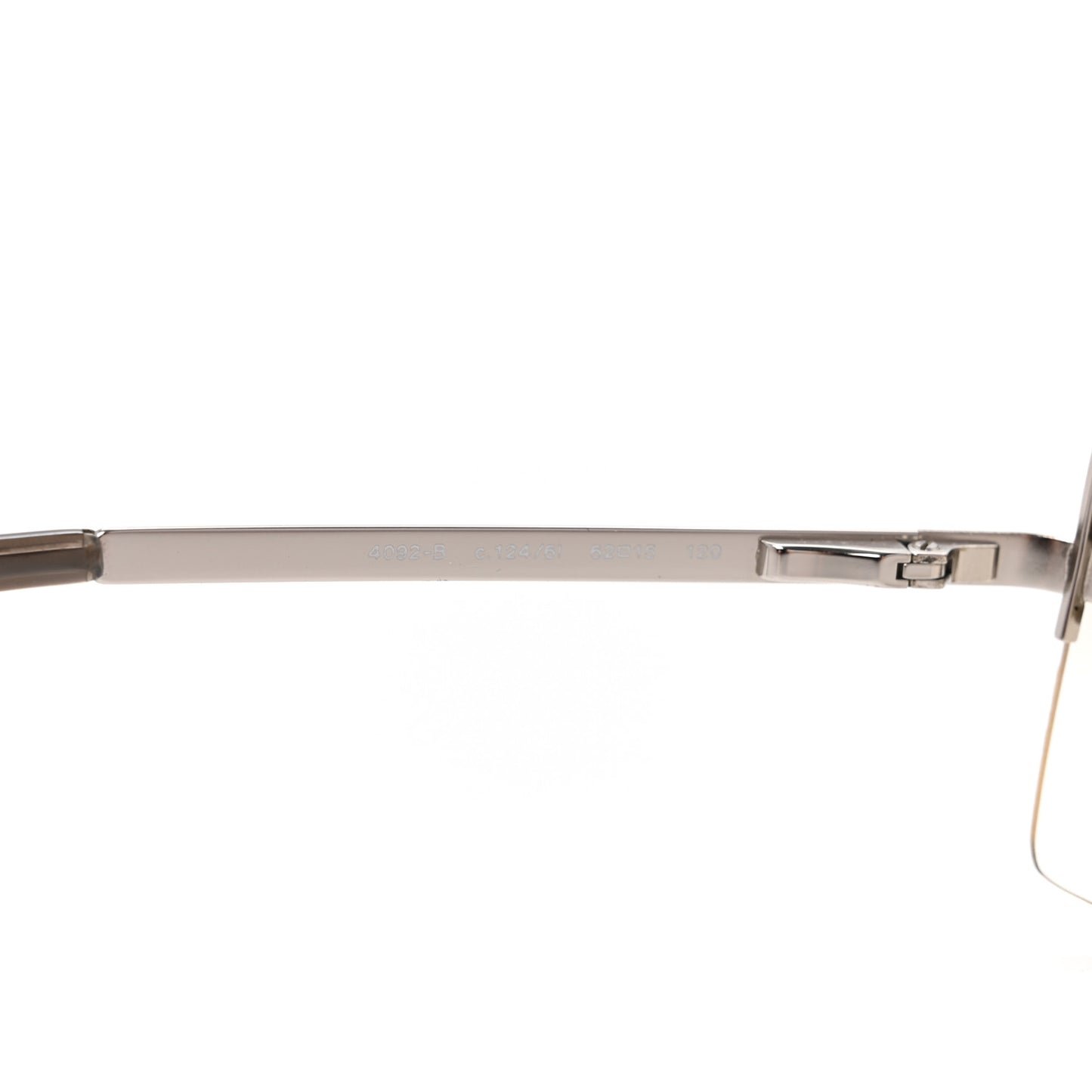 Metal Crystal CC Logo Sunglasses 4092-B Silver