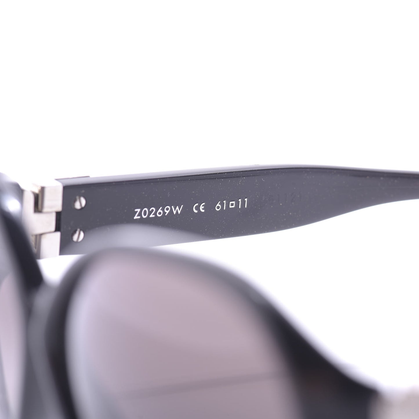 Oversized Soupcon Z0269W Sunglasses Black Glitter