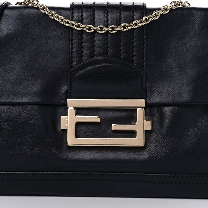 Fendi Vitello Acqua Maxi Baguette Bag Black 8 of 10