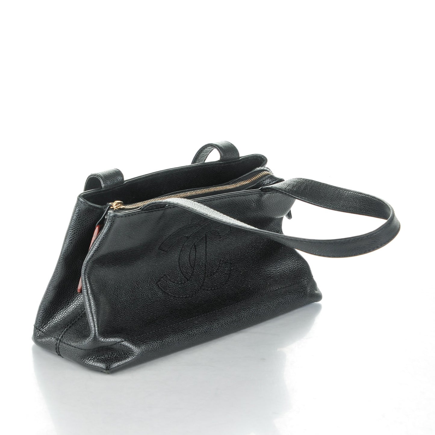 Caviar CC Shoulder Bag Black