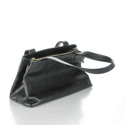 Chanel Caviar CC Shoulder Bag Black 8 of 8