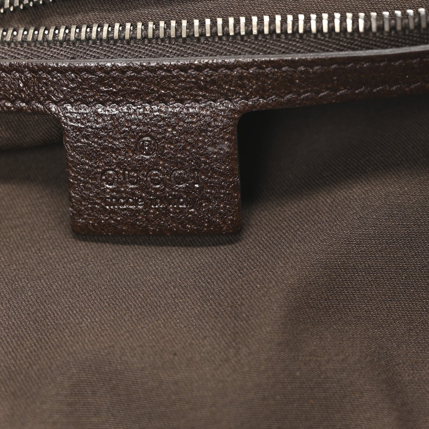 Monogram Web Single Buckle Flap Messenger Bag Beige Dark Brown