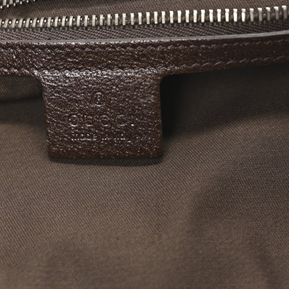 Gucci Monogram Web Single Buckle Flap Messenger Bag Beige Dark Brown 6 of 10