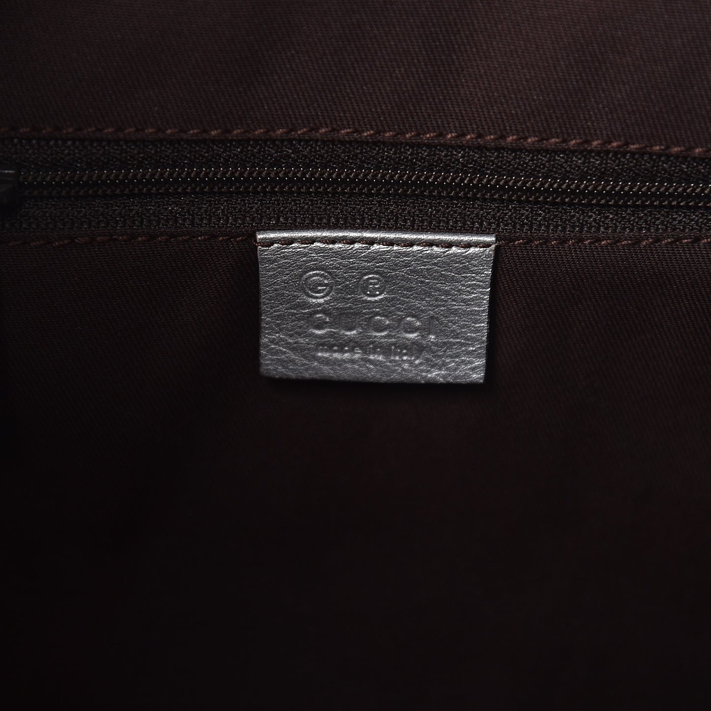 Metallic Guccissima Hobo Silver