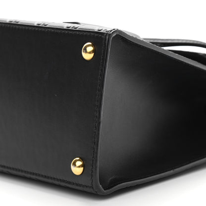 Gucci Guccissima Signature Small Padlock Top Handle Bag Black 10 of 10