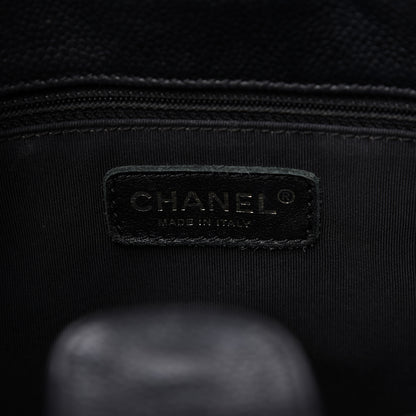 Chanel Caviar Quilted Petit Shopping Tote PST Black 8 of 9