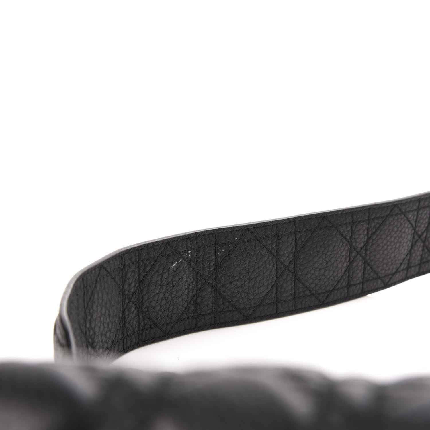 Christian Dior Grained Calfskin Cannage Medium Supple Lady Dior Black 12 of 14