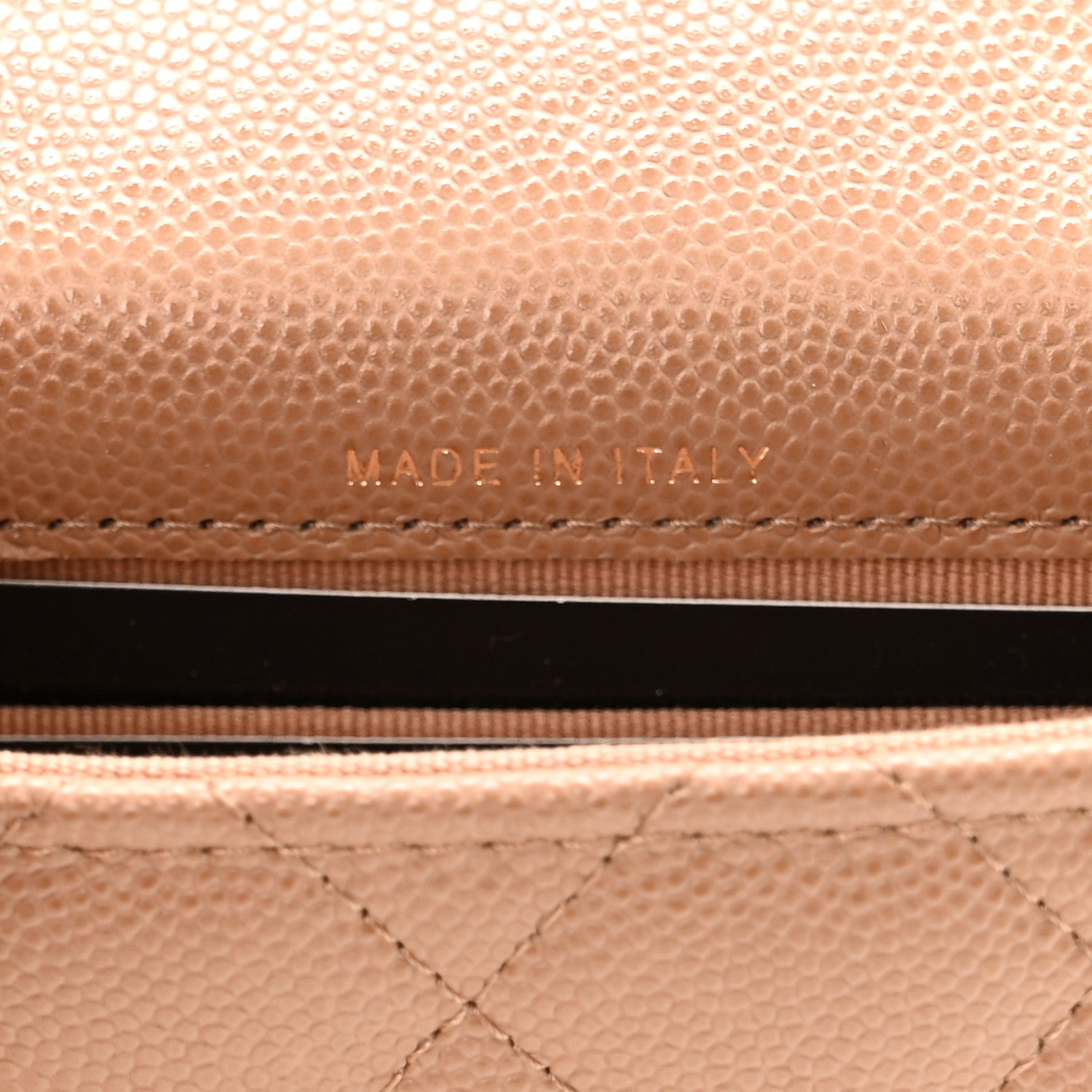 Chanel Caviar Quilted Coco First Clutch With Chain Beige 7 of 12