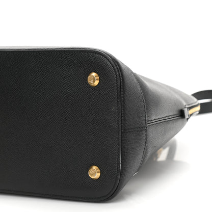 Balenciaga Signature Grained Calfskin Logo M Ville Top Handle Bag Black 11 of 12