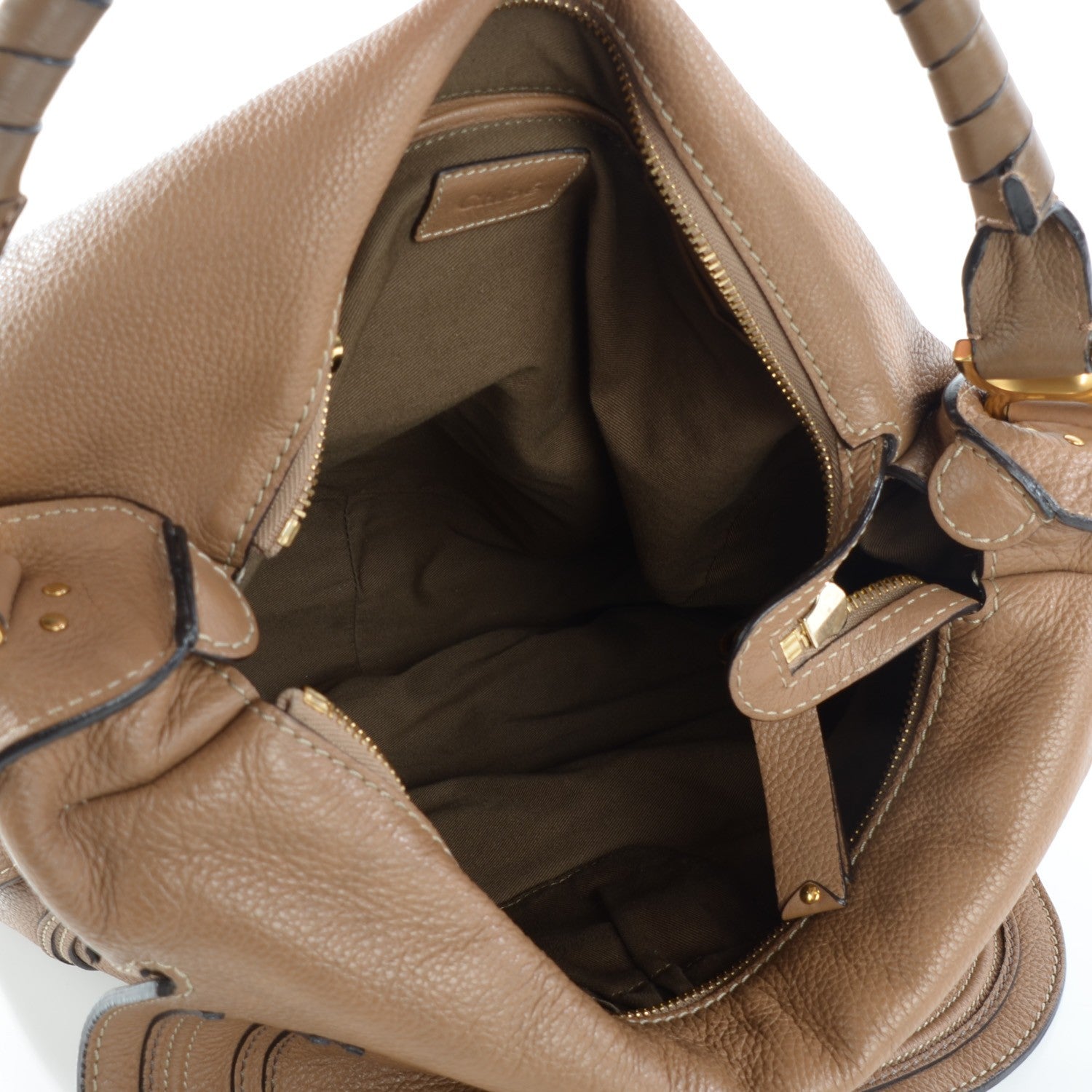 Chloe Calfskin Large Marcie Hobo Nut 7 of 7