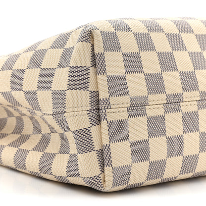 Louis Vuitton Damier Azur Graceful PM Rose Ballerine 8 of 14
