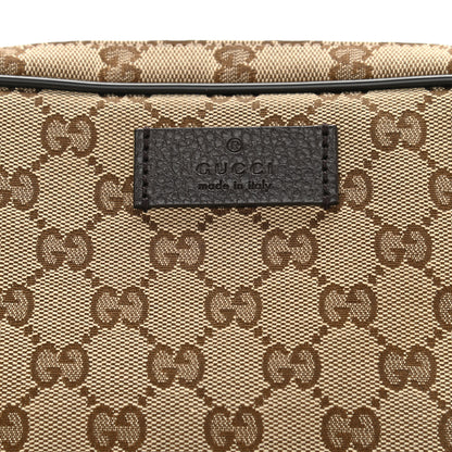 Gucci Monogram Belt Bag Dark Brown 8 of 10