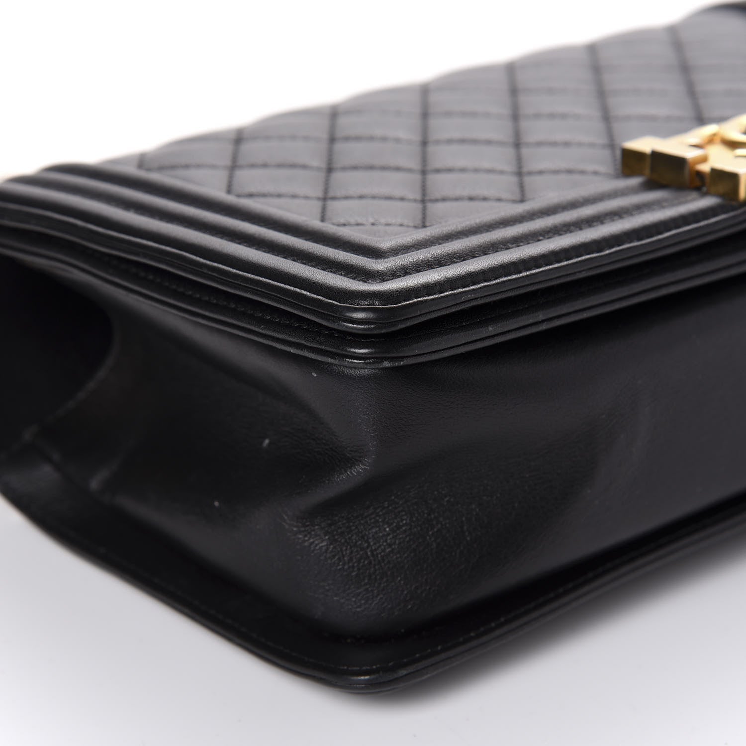 Chanel Calfskin Quilted Medium Boy Flap Black 6 of 14