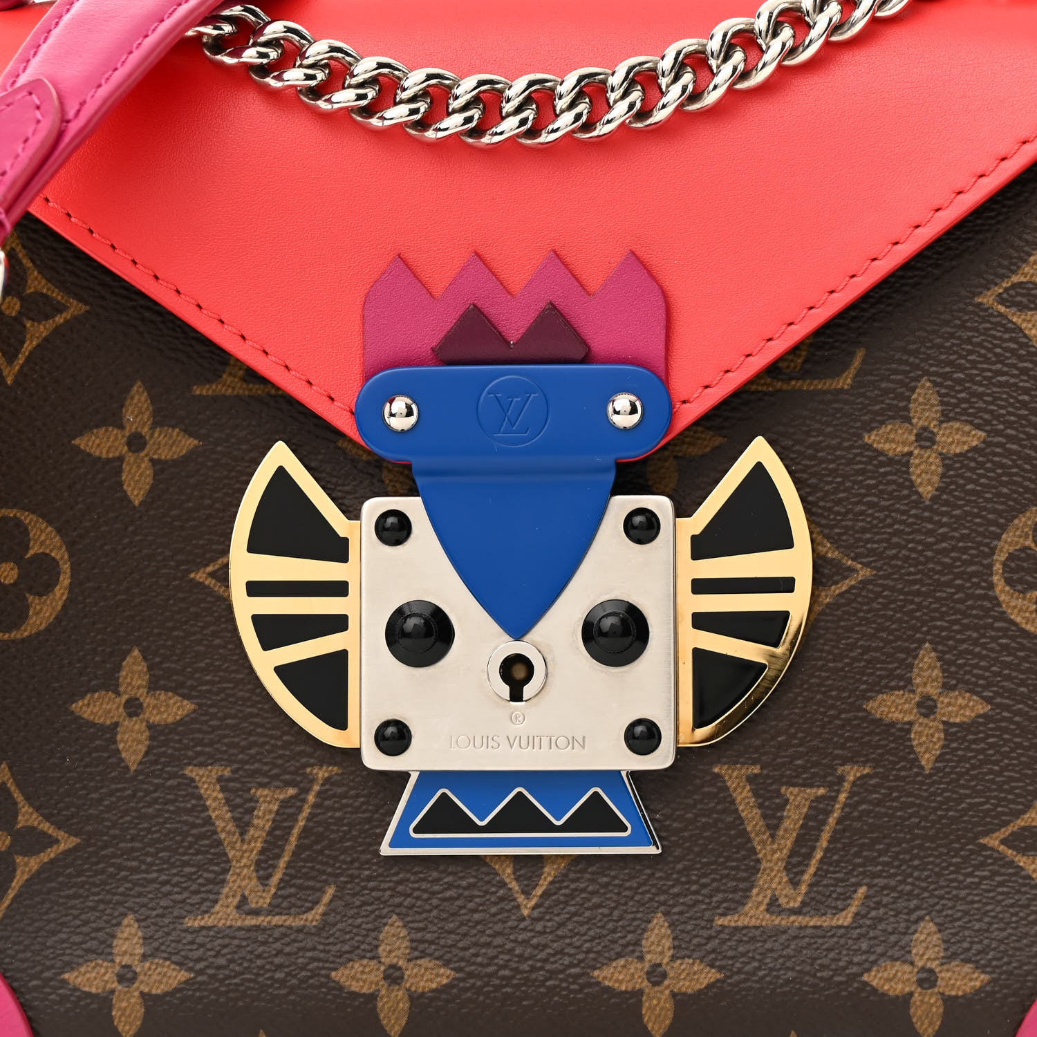 Louis Vuitton Monogram Pochette Mask PM Corail 15 of 18