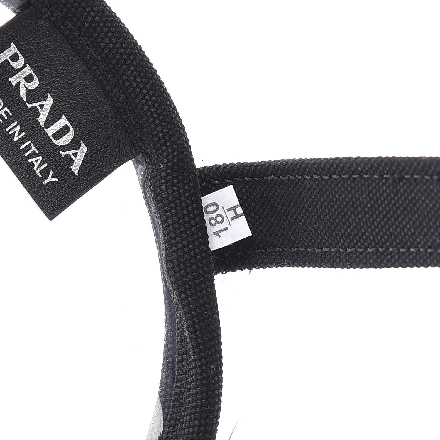 Prada Plexiglass Canapa Small Shopper Tote Black 8 of 8