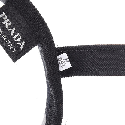 Prada Plexiglass Canapa Small Shopper Tote Black 8 of 8