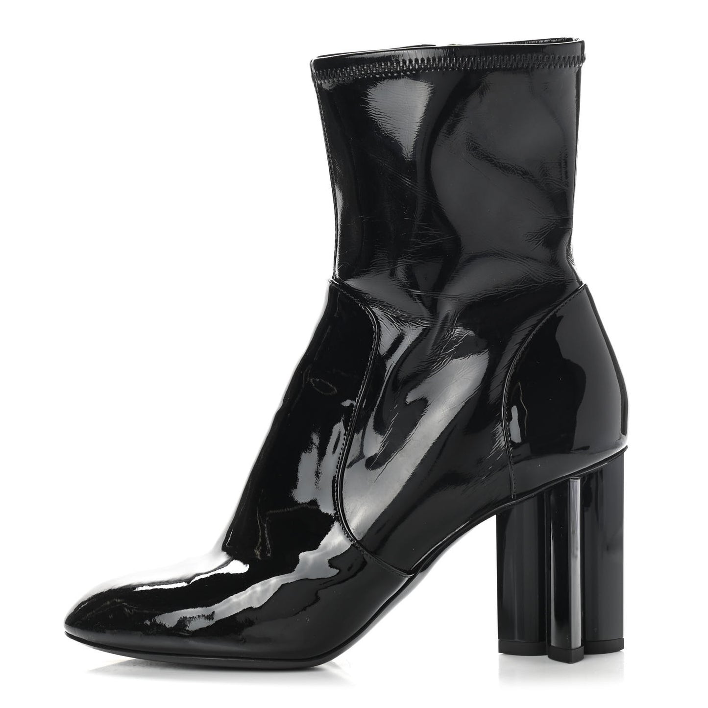 Patent Uniformes Silhouette Ankle Boots 38.5 Black