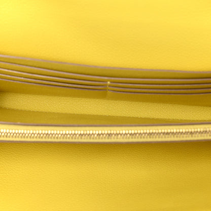 Hermes Evercolor Constance Wallet To Go Lime 5 of 9