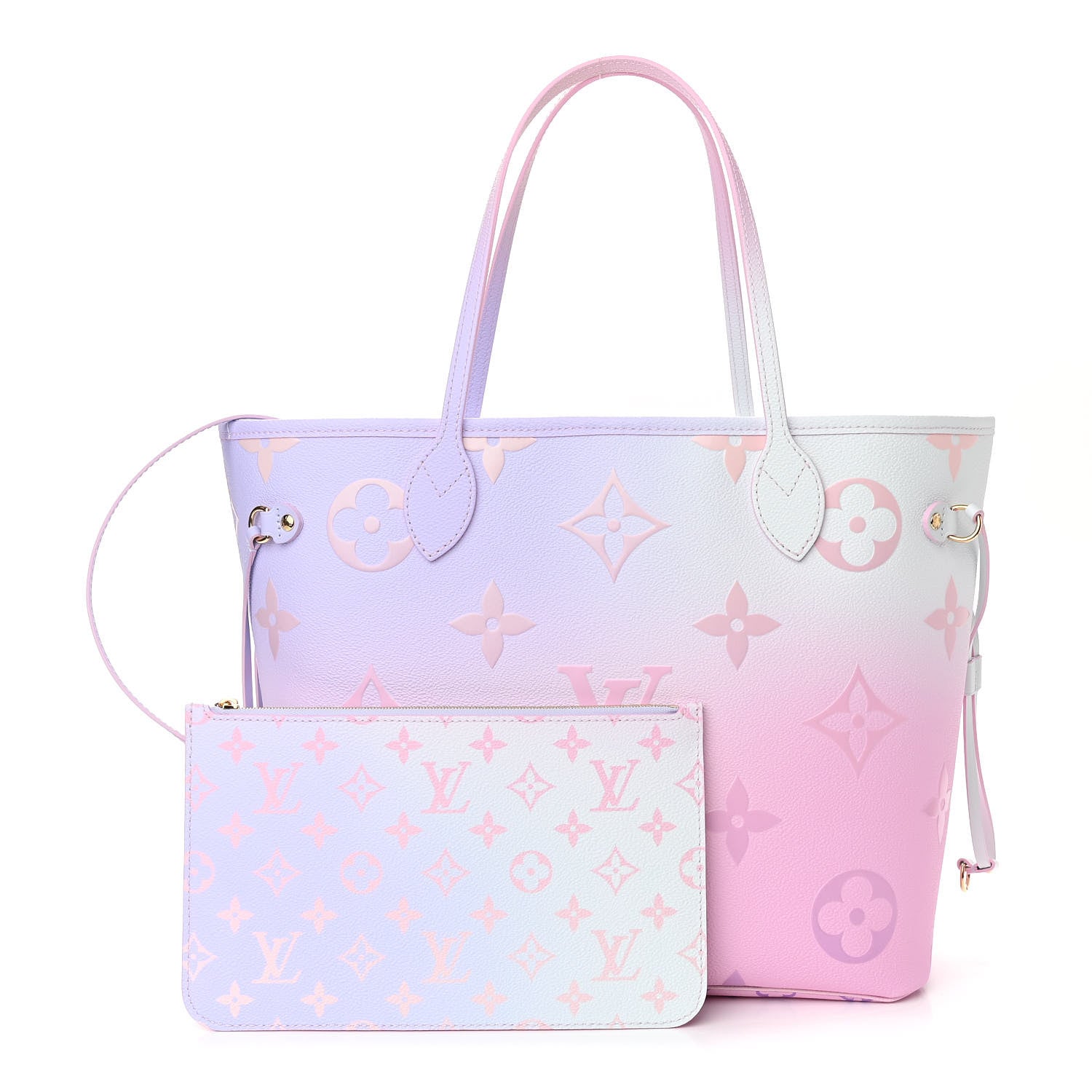 Louis Vuitton Monogram Giant Spring In The City Neverfull MM Sunrise Pastel 1 of 10
