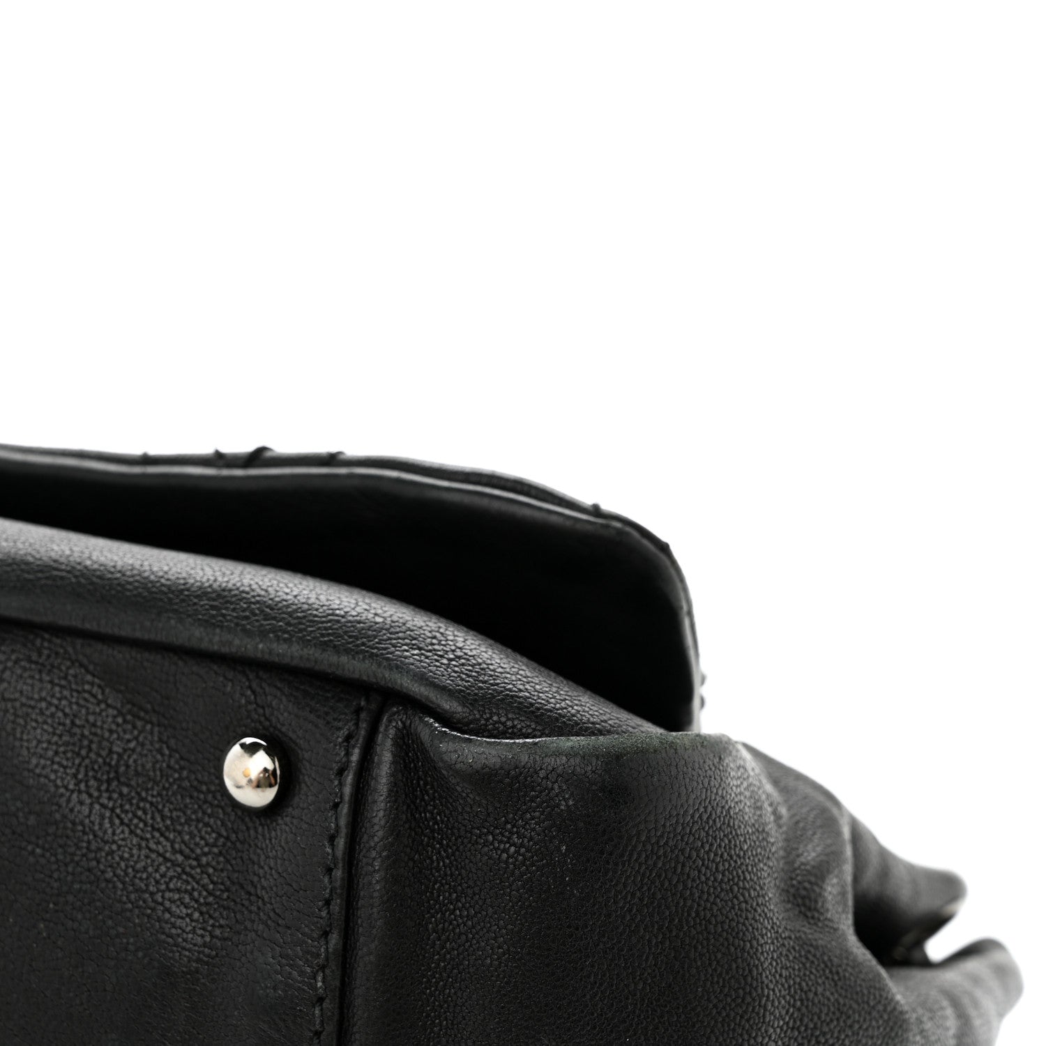 Chanel Calfskin Diamond Stitch Accordion Flap Black 9 of 21