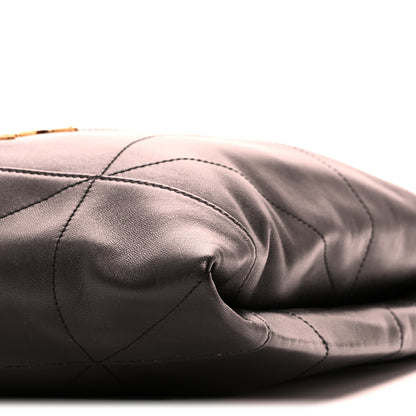 Saint Laurent Lambskin Matelasse Monogram Medium Jamie 4.3 Pochon Black Black 12 of 12
