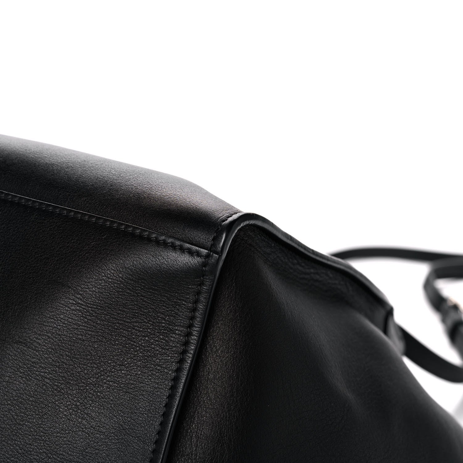 Celine Supple Grained Calfskin Small Long Strap Big Bag Black 11 of 11