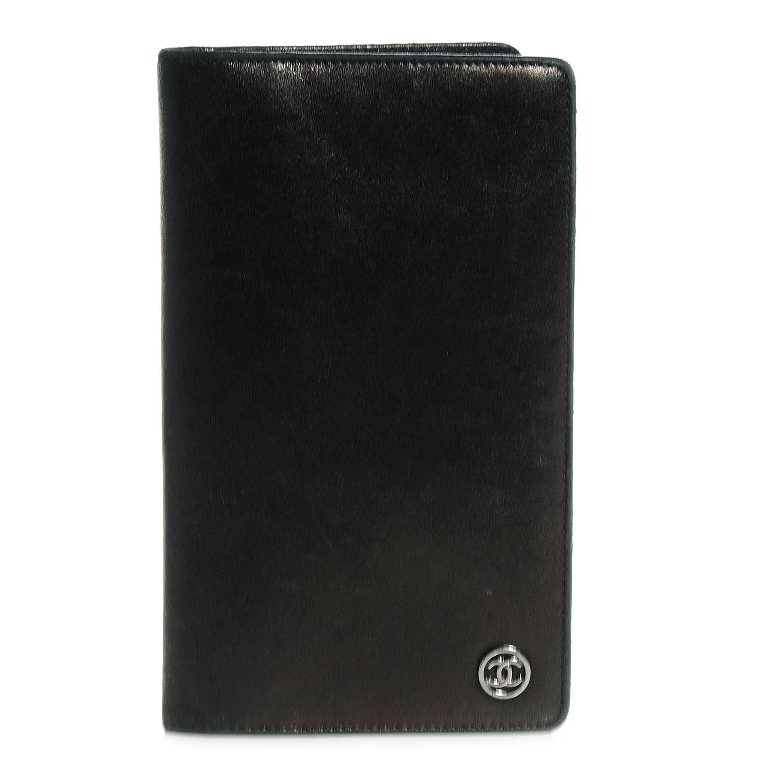 Chanel Leather CC Yen Wallet Black 1 of 8