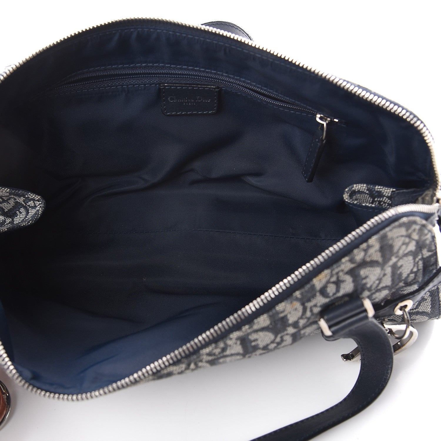 Christian Dior Denim Monogram Charms Shoulder Bag Blue 4 of 7