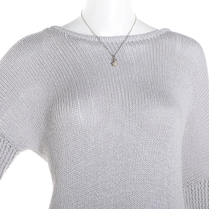 Chanel Crystal Ball CC Necklace Silver 2 of 6