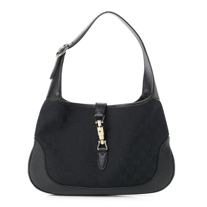 Gucci Monogram Jackie O Hobo Black 1 of 9