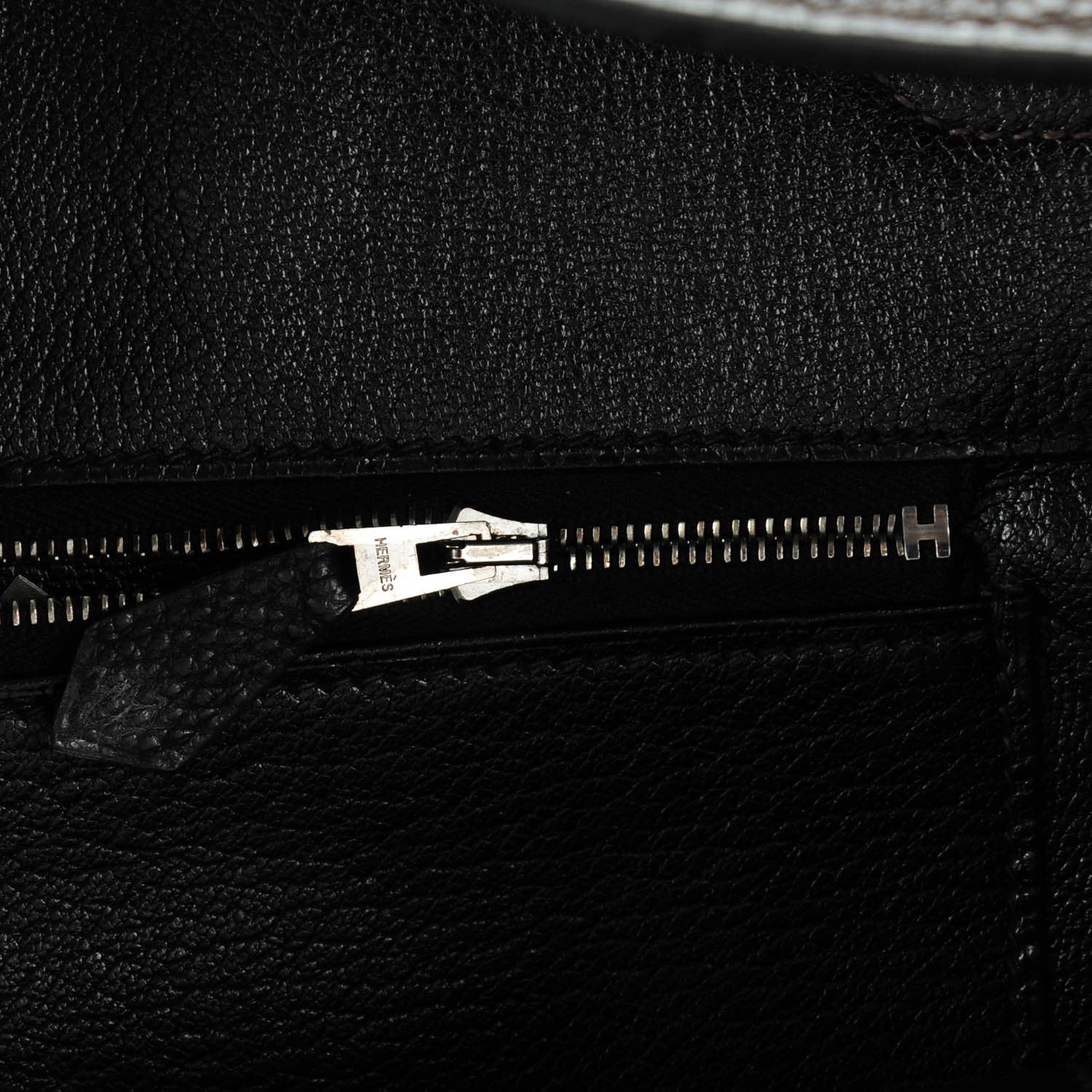 Hermes Togo Bi-Color Birkin 35 Chocolate Black 18 of 22