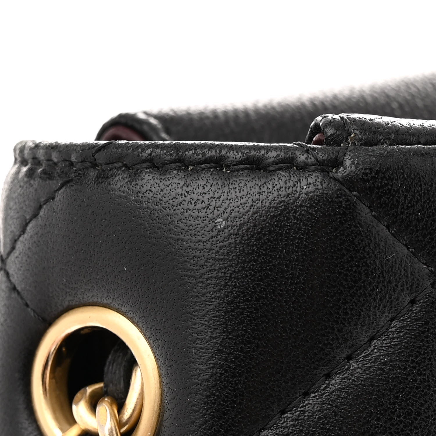 Chanel Lambskin Quilted Medium Diamond CC Flap Black 12 of 14